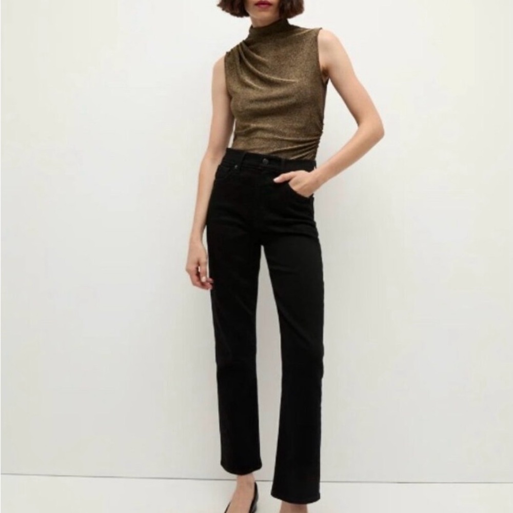 Veronica Beard Ryleigh High Rise Slim Straight Leg Jeans